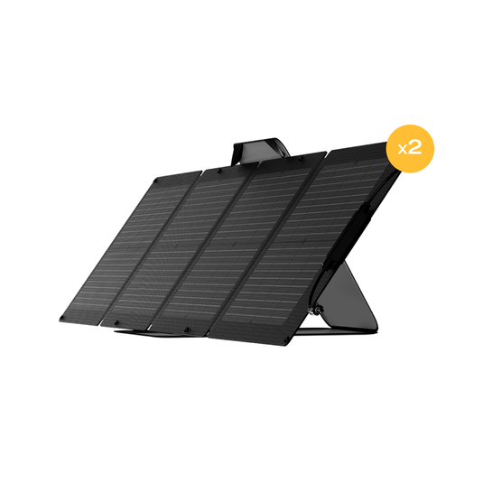 EcoFlow US Solar Panels EcoFlow 110W Portable Solar Panel*2