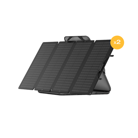 EcoFlow US Solar Panels EcoFlow 160W Portable Solar Panel*2