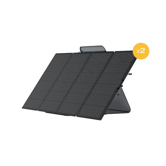 EcoFlow US Solar Panels EcoFlow 400W Portable Solar Panel*2