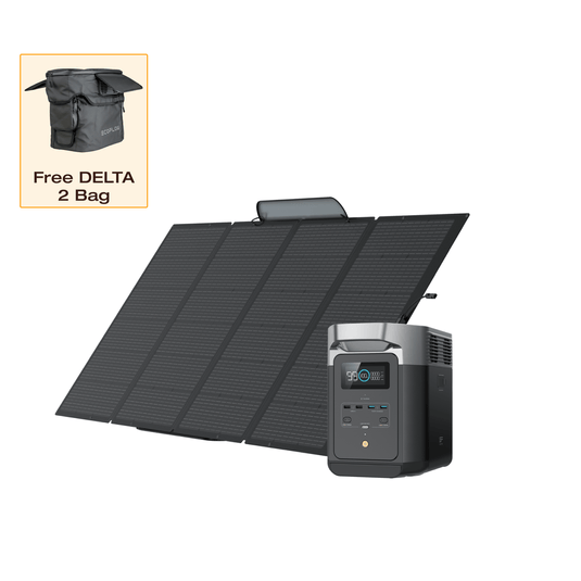 EcoFlow US Bundle EcoFlow DELTA 2 + 400W Portable Solar Panel + DELTA 2 Waterproof Bag(Free)